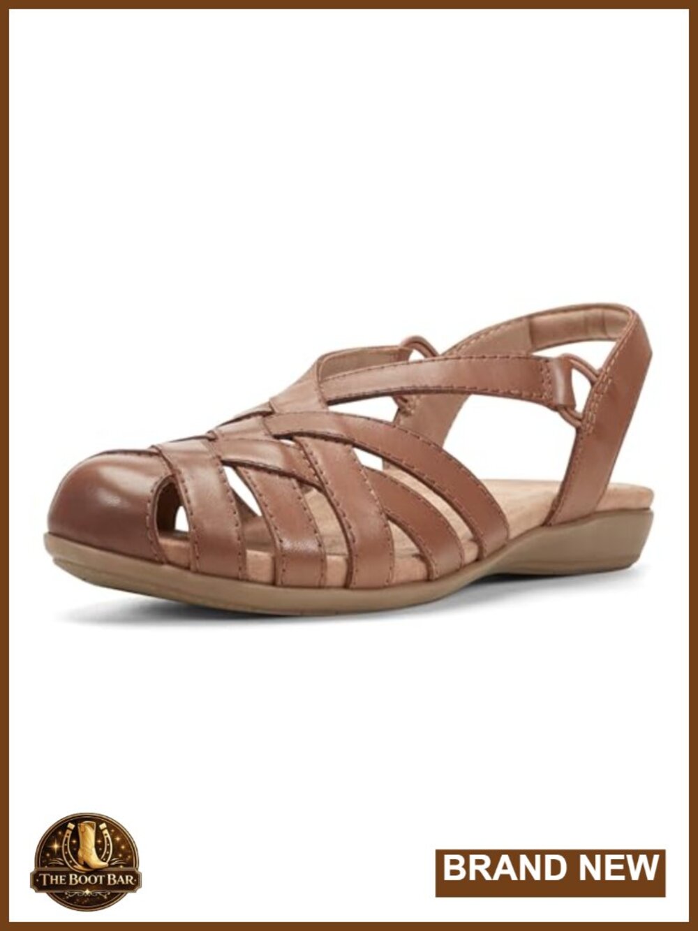 Closed-Toe Sandals with Arch Support